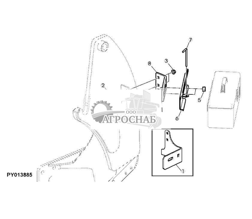 ОПОРА — ИНСТРУМЕНТАЛЬНЫЙ ЯЩИК С ПЕРЕДНИМ ПОГРУЗЧИКОМ 